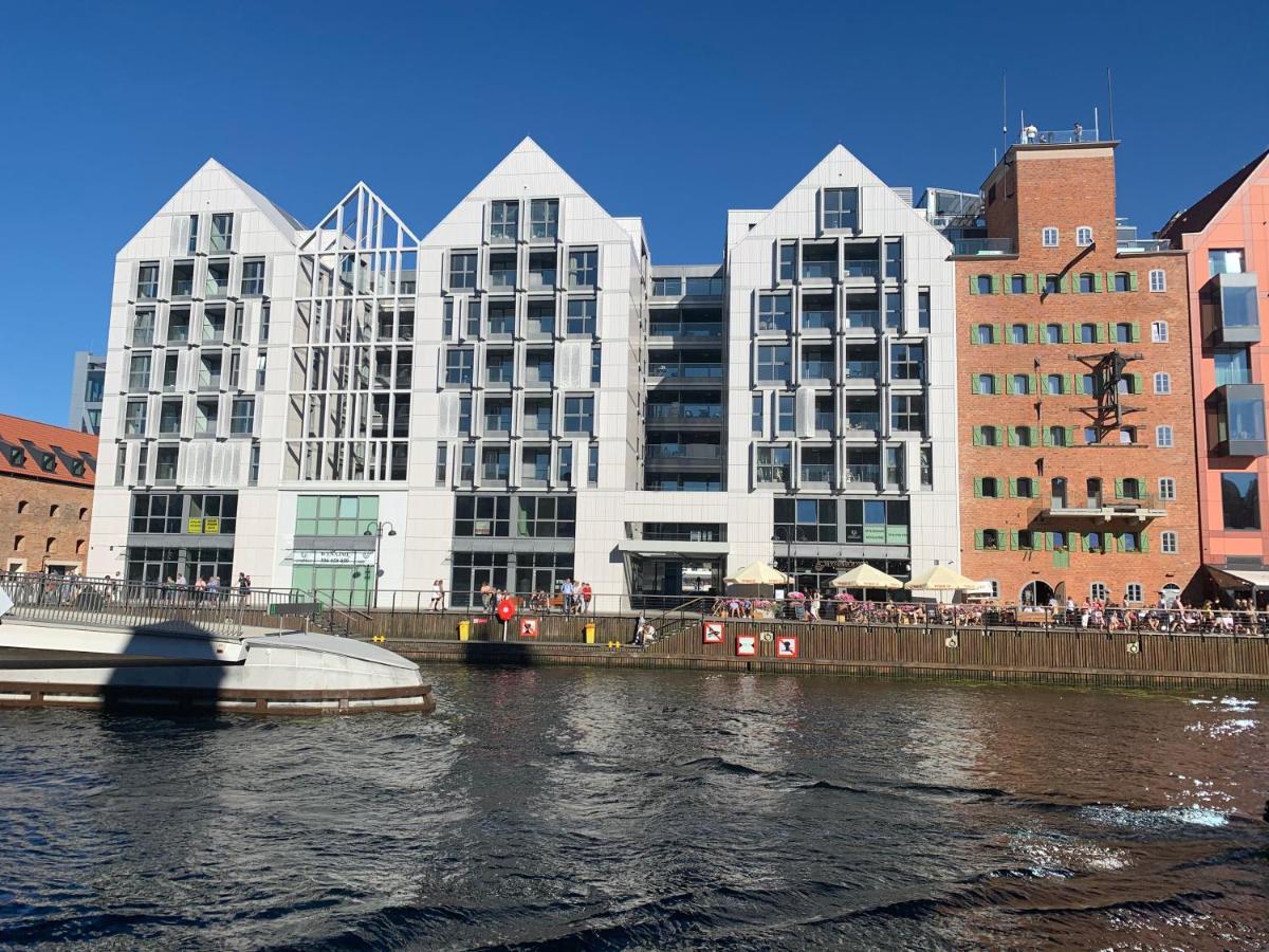 Leilighet Baltic Riviera - Luxurious With Patio And River View Gdańsk